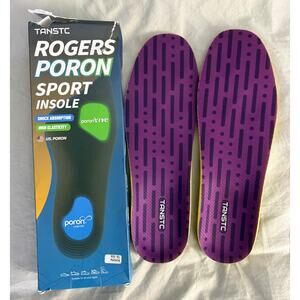 Roger Poron Sport Insoles Shock Absorbing Comfort Inserts Size XL NIB